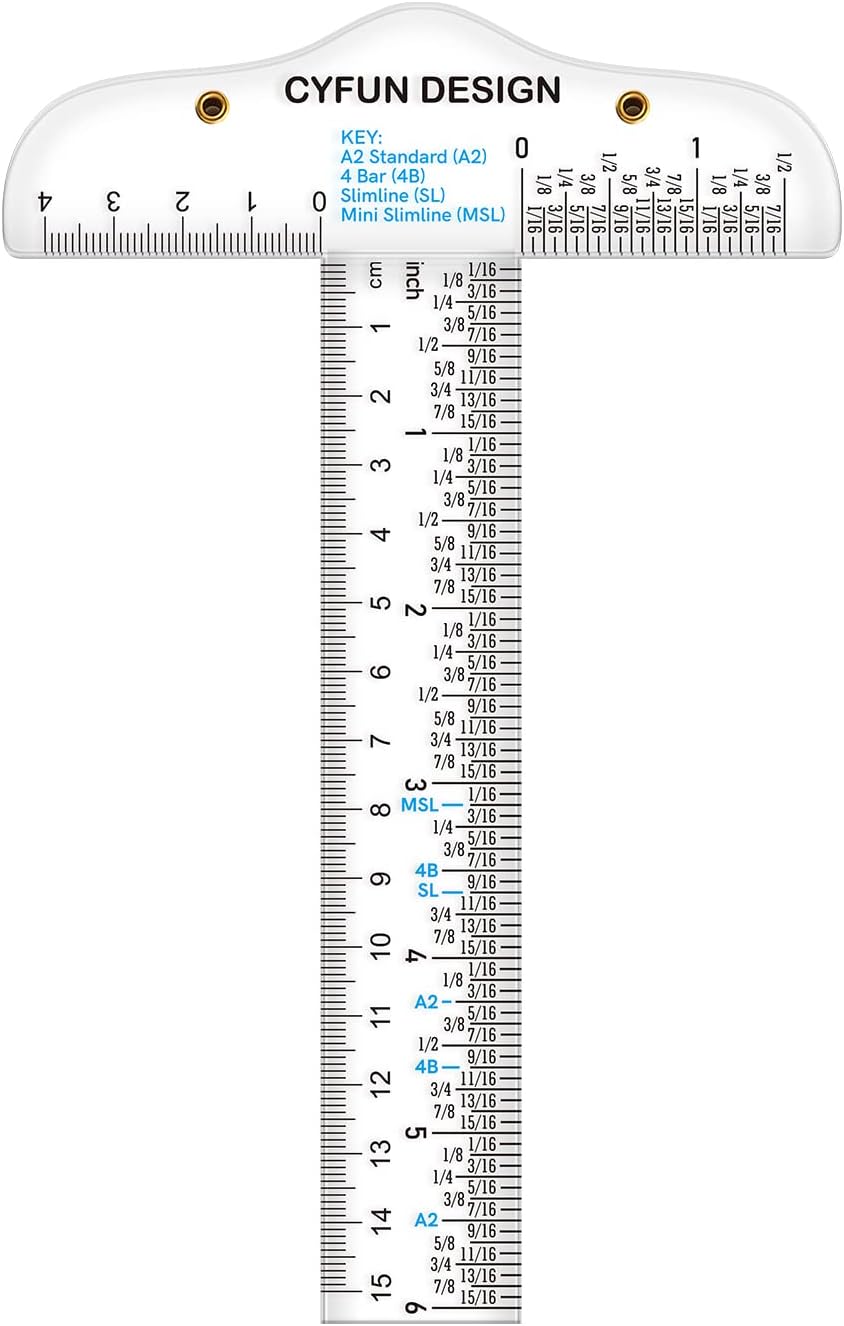 6 Inches Acrylic Clear T-Square Ruler,1 Pack,T Square Ruler,Transparent,T Ruler,for Crafting Drafting and General Layout Work Art Framing & Drafting Scrapbooking Crafting Arts Crafts Supplies Tools