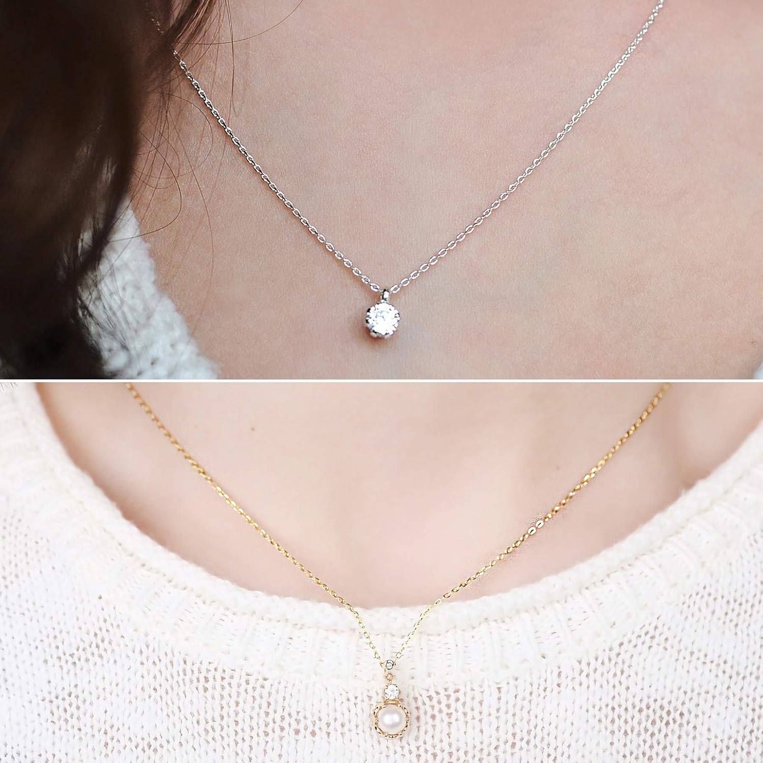 SANNIX 50 Pack Silver Plated Necklace Chains Bulk, Cable Chain Pack for Jewelry Making - Image 7