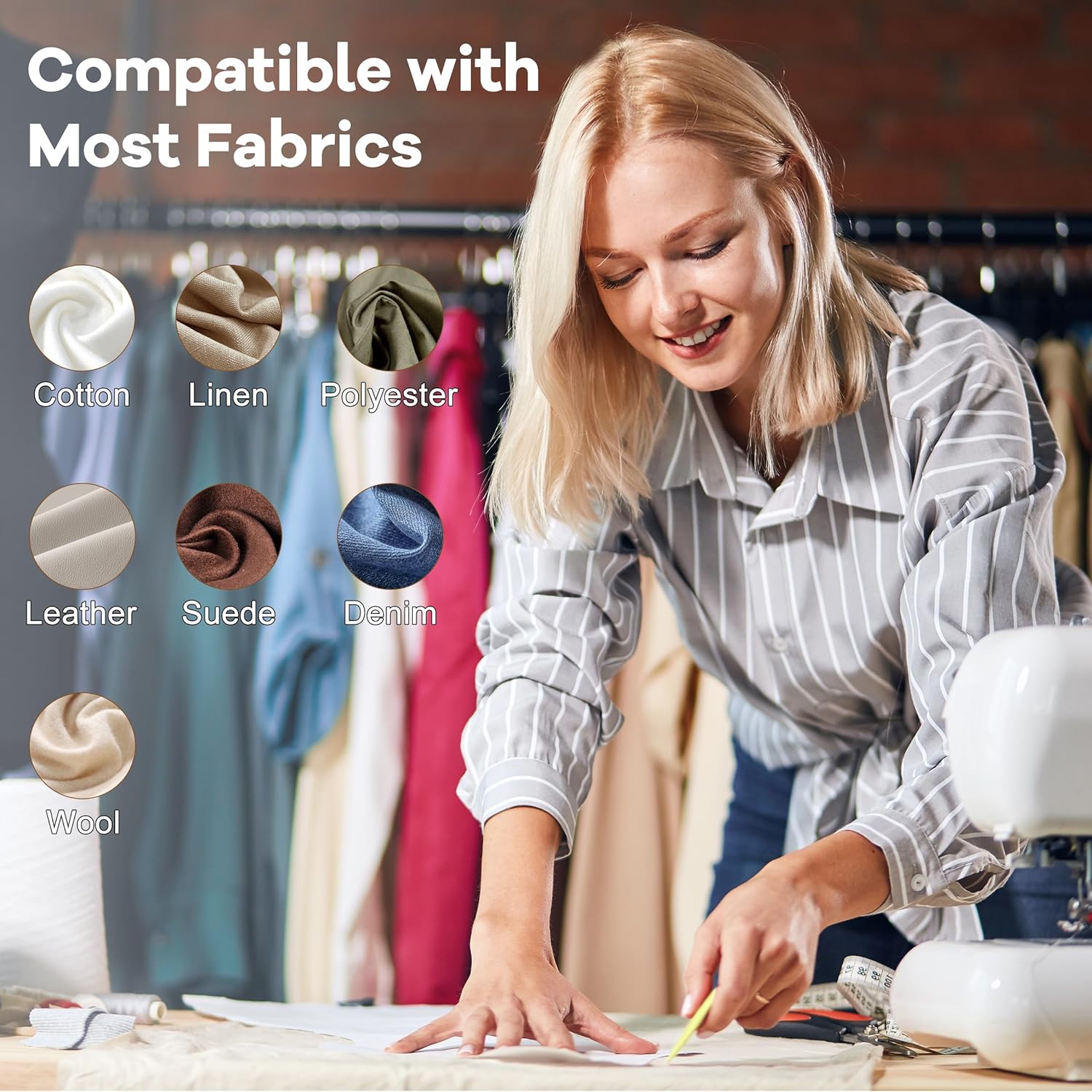 Tailor's Triangle Fabric Chalk Markers - 60pc Set, Precise & Durable for Quilting & Sewing, 4 Colors - Image 7